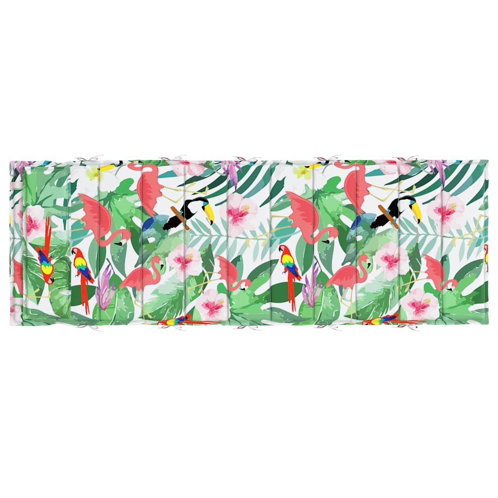 Sonnenliegen-Auflage Mehrfarbig 180x60x4 cm Oxford-Gewebe