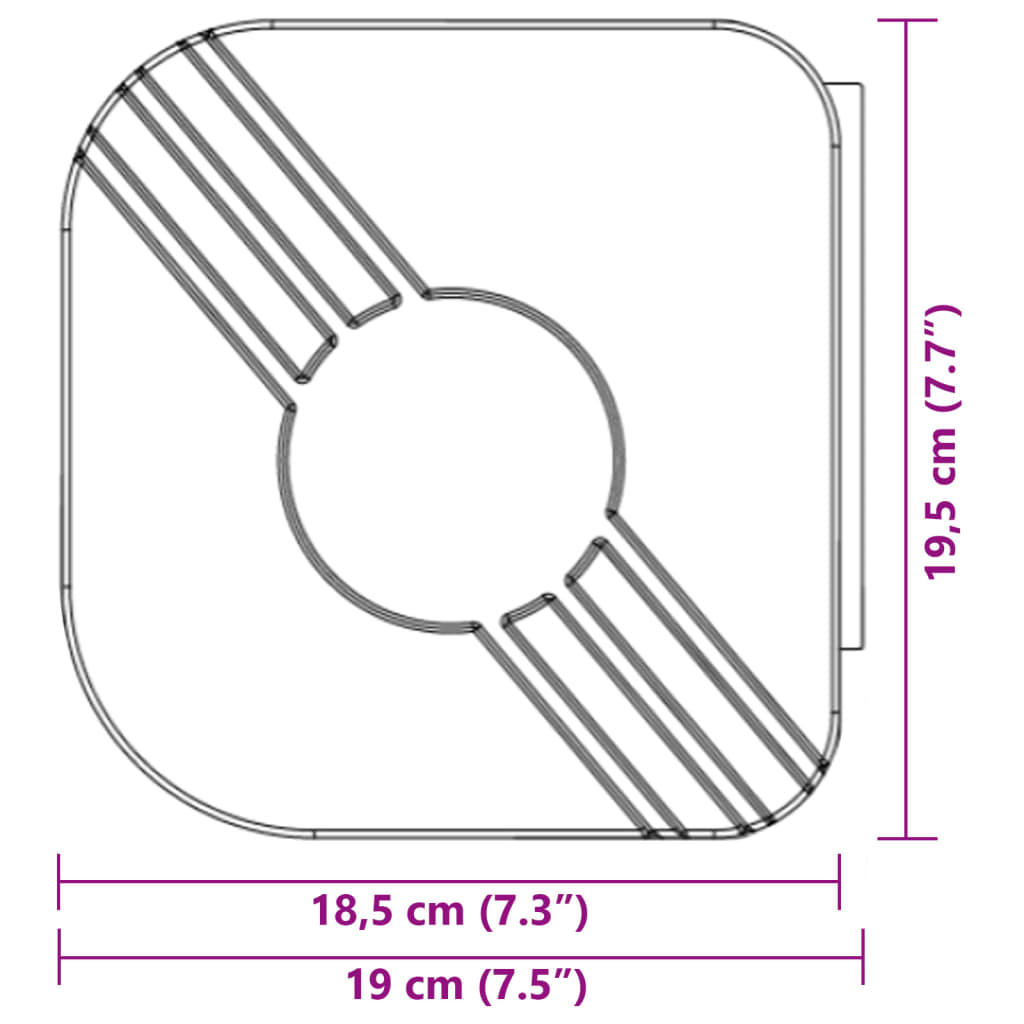 Ausziehbare Markise Blau und Weiß mit weißem Rahmen 5 x 3 m