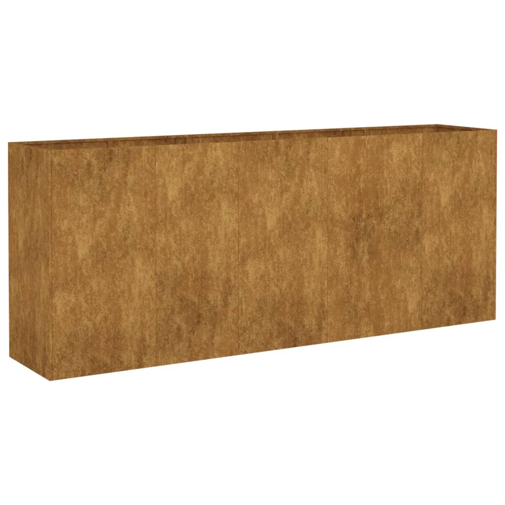 Lit surélevé 200x40x80 cm Acier Corten