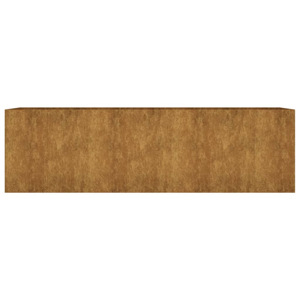 Lit surélevé 280x80x80 cm Acier Corten