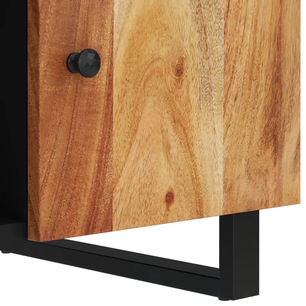 Table basse 100x54x40 cm en bois d'acacia massif et matériaux dérivés du bois