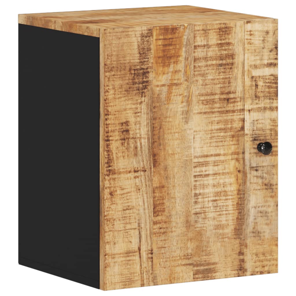 Bathroom wall cabinet 38x33x48 cm solid mango wood
