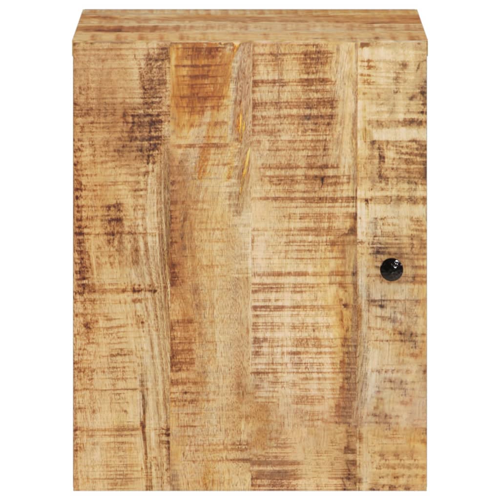 Bathroom wall cabinet 38x33x48 cm solid mango wood