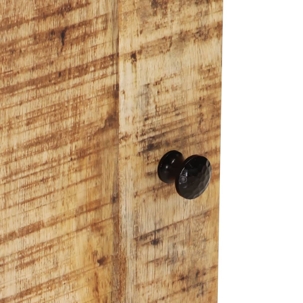 Bathroom wall cabinet 38x33x48 cm solid mango wood