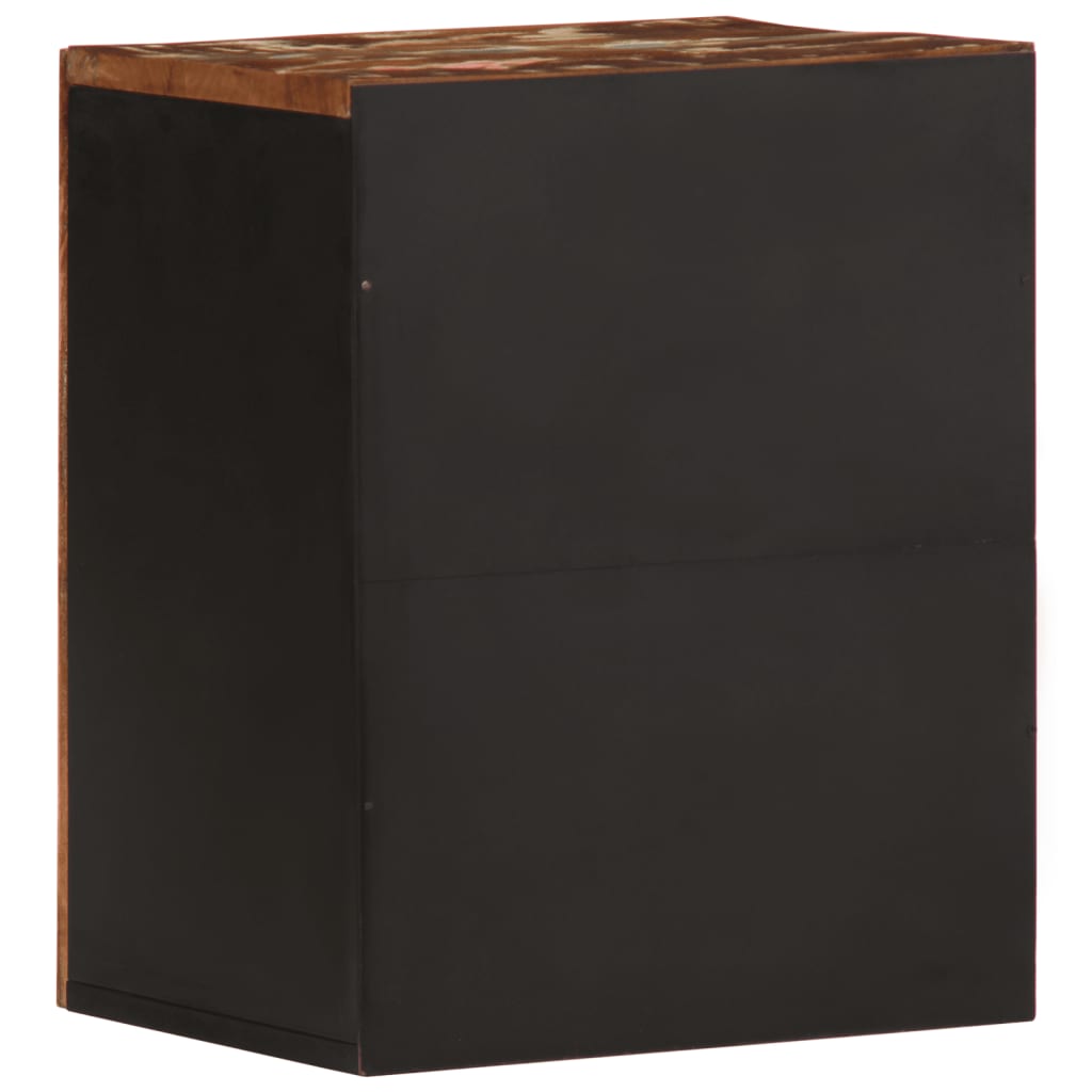 Bathroom wall cabinet 38x33x48 cm solid reclaimed wood
