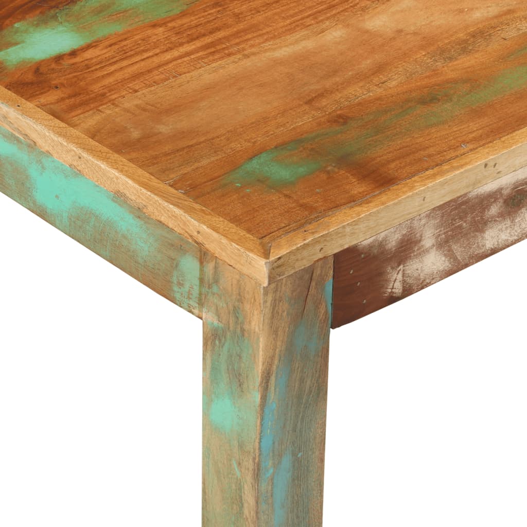 Table basse 100x55x45 cm en bois massif de récupération