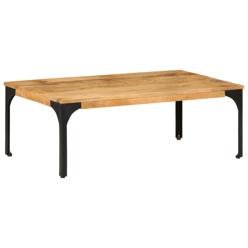 Table basse 100x55x35 cm en bois de manguier massif