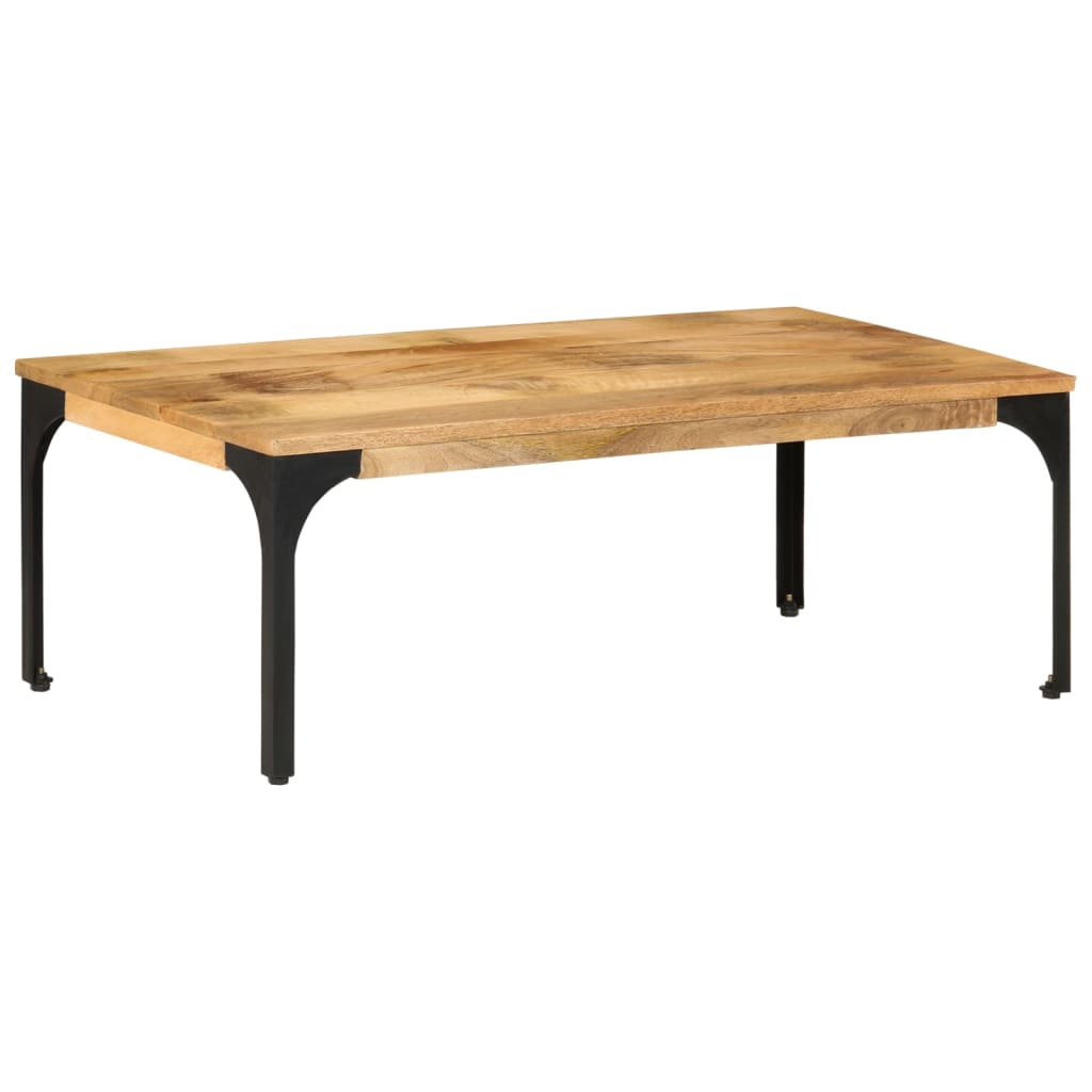 Table basse 100x55x35 cm en bois de manguier massif