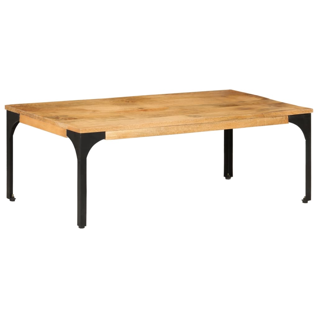 Table basse 100x55x35 cm en bois de manguier massif