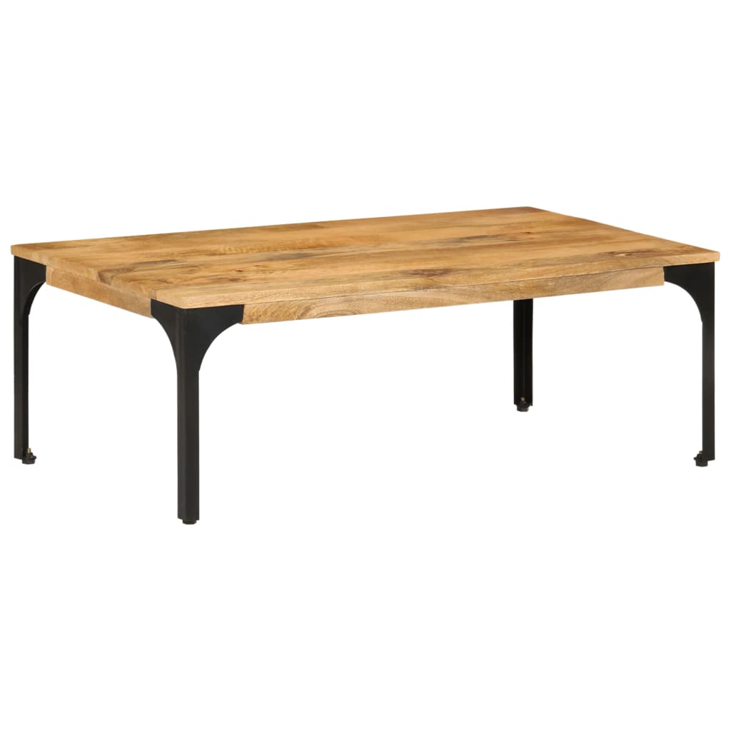 Table basse 100x55x35 cm en bois de manguier massif