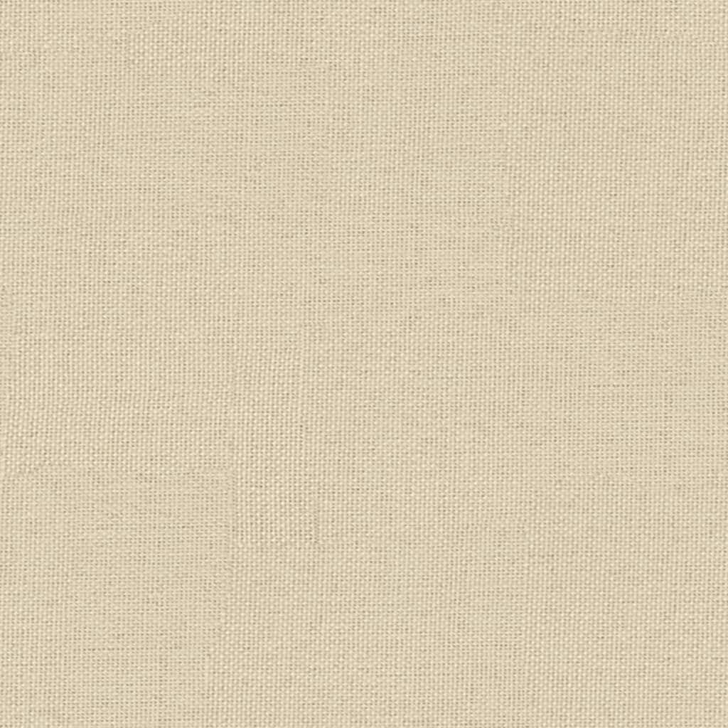 Schlafsofa Creme Stoff