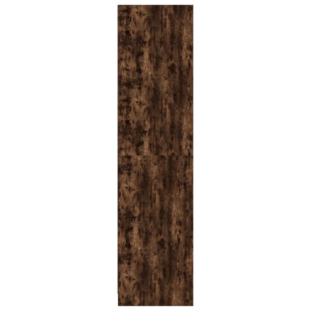 Armoire chêne fumé 100x50x200 cm matériau bois