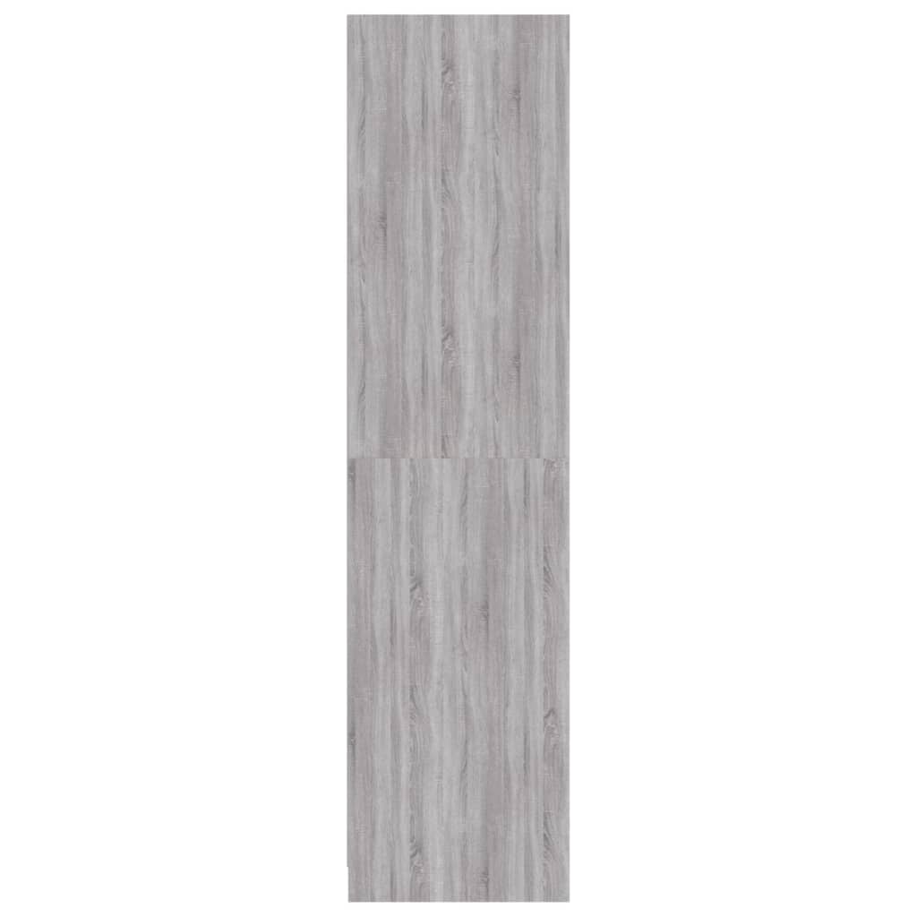 Wardrobe Grey Sonoma 100x50x200 cm Wood Material