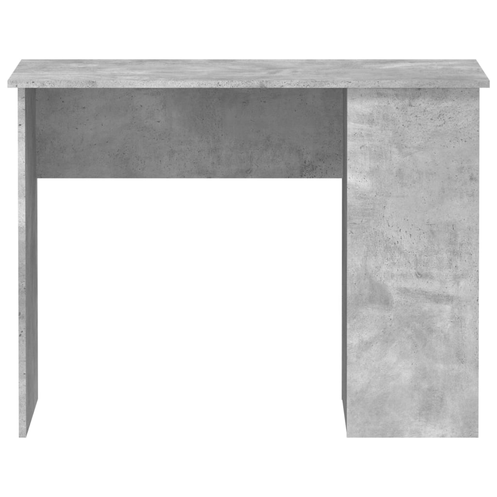 Desk Concrete Grey 100x55x75 cm Wood Material