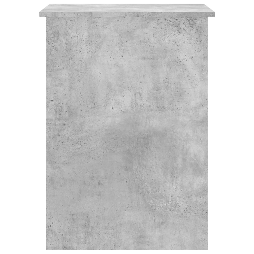 Desk Concrete Grey 100x55x75 cm Wood Material