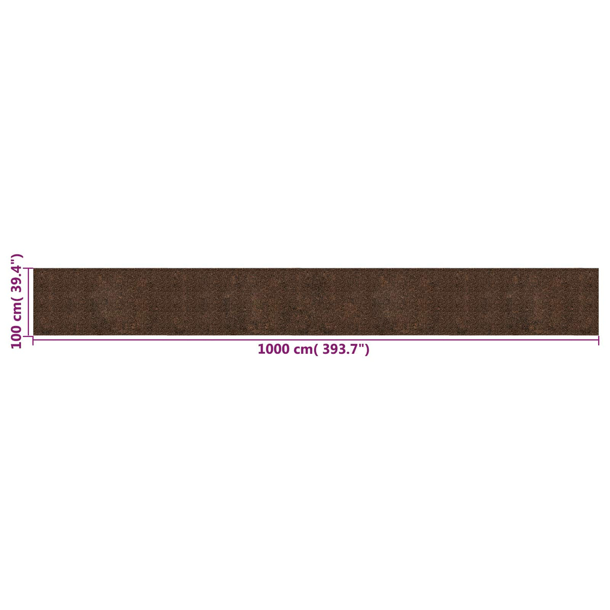 Korkrolle Braun 100 x 1000 cm Kork und Gummi