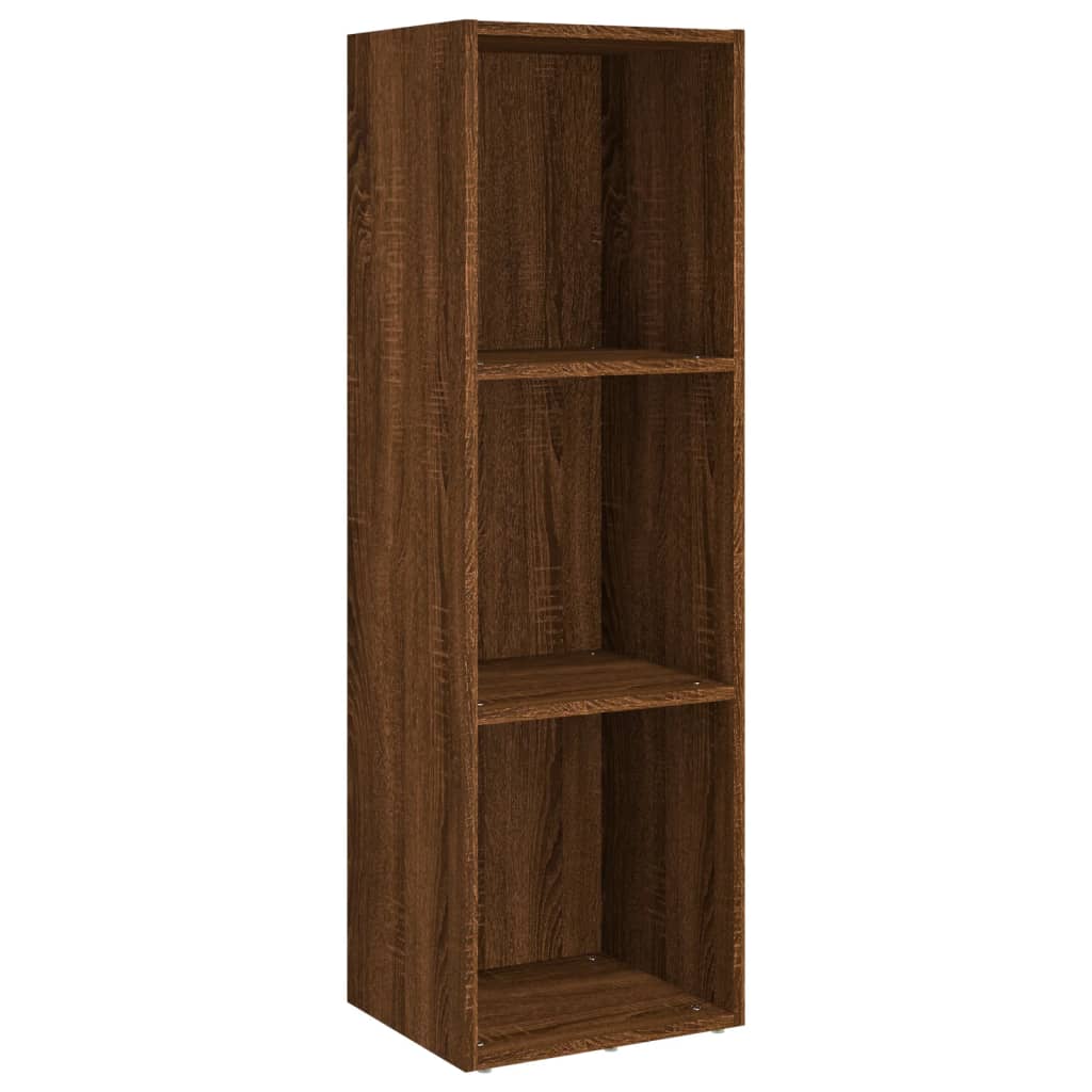 Bookcase/TV Cabinet Brown Oak Look 36x30x114 cm