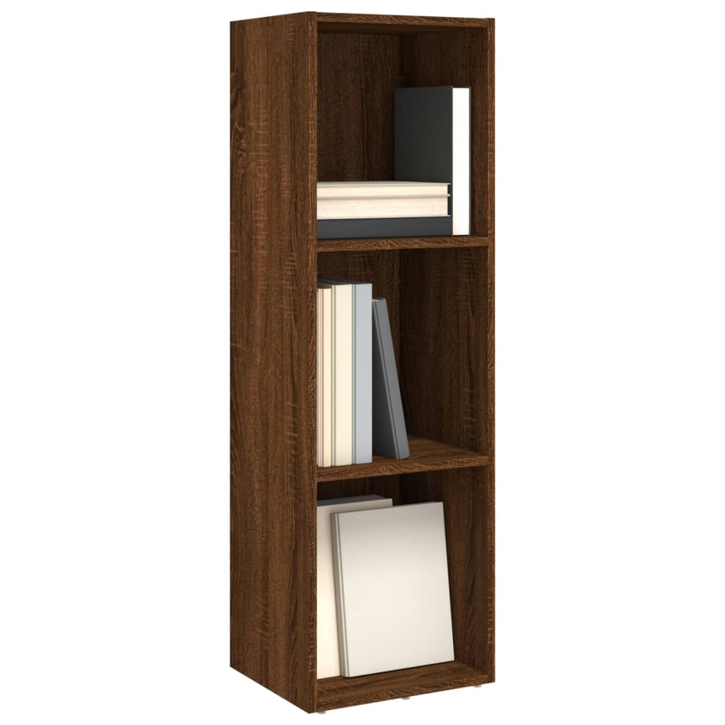 Bookcase/TV Cabinet Brown Oak Look 36x30x114 cm