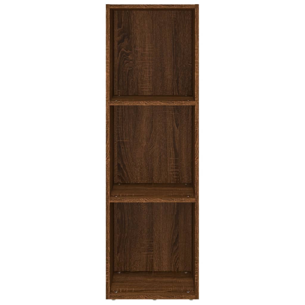 Bookcase/TV Cabinet Brown Oak Look 36x30x114 cm