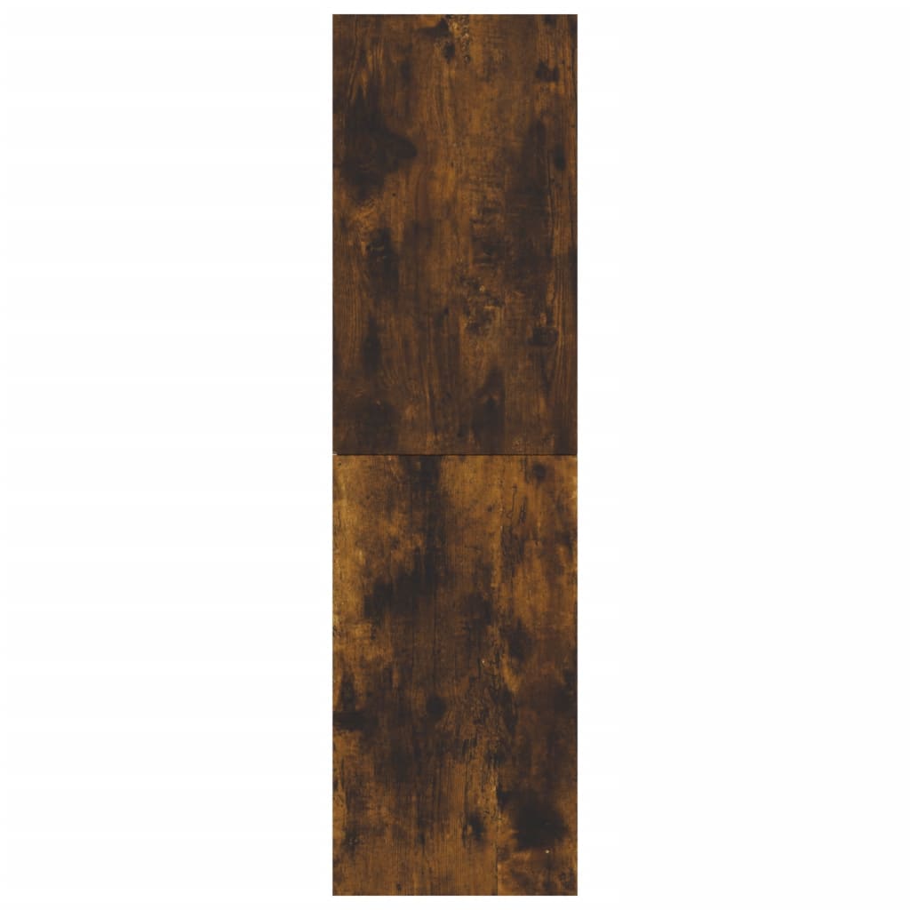 Meubles muraux TV 2 pièces chêne fumé 30,5x30x110 cm