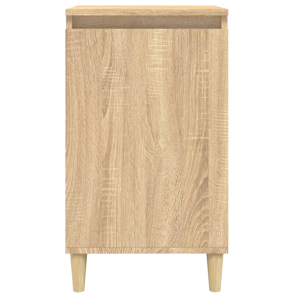 Tables de chevet 2 pcs. Chêne Sonoma 40x35x70 cm matériau bois