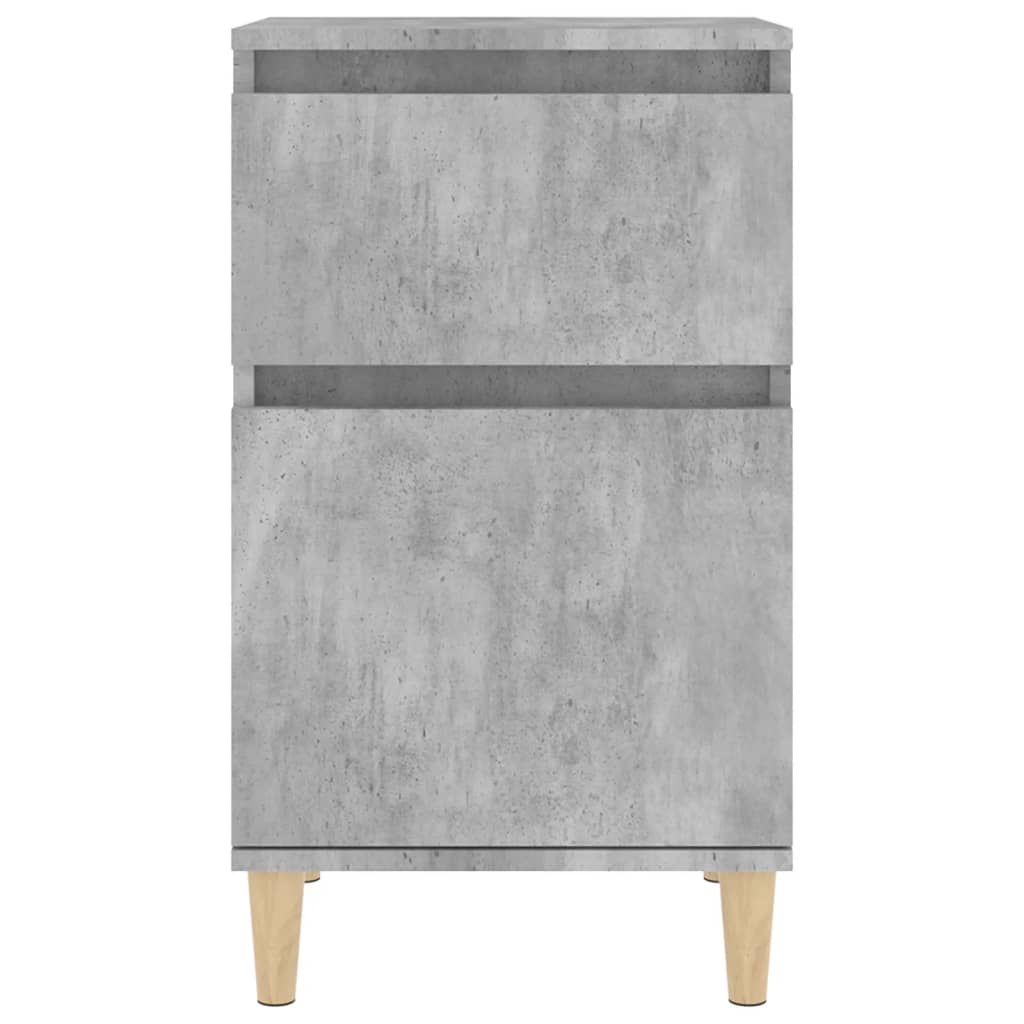 Bedside tables 2 pcs. Concrete grey 40x35x70 cm