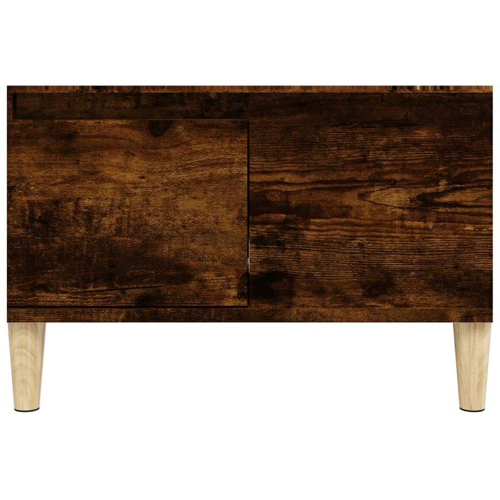 Coffee table smoked oak 55x55x36.5 cm wood material