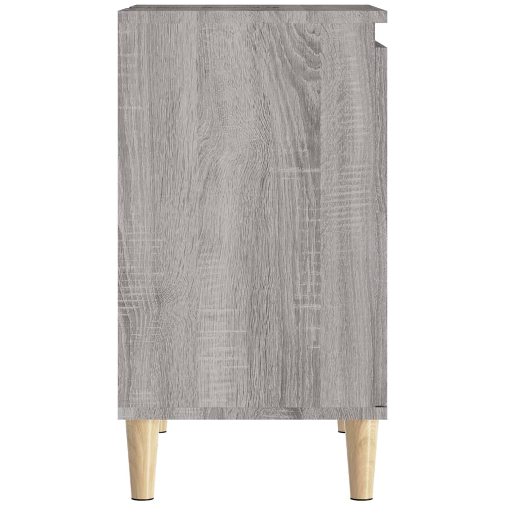 Washbasin Cabinet Grey Sonoma 58x33x60 cm Wood Material
