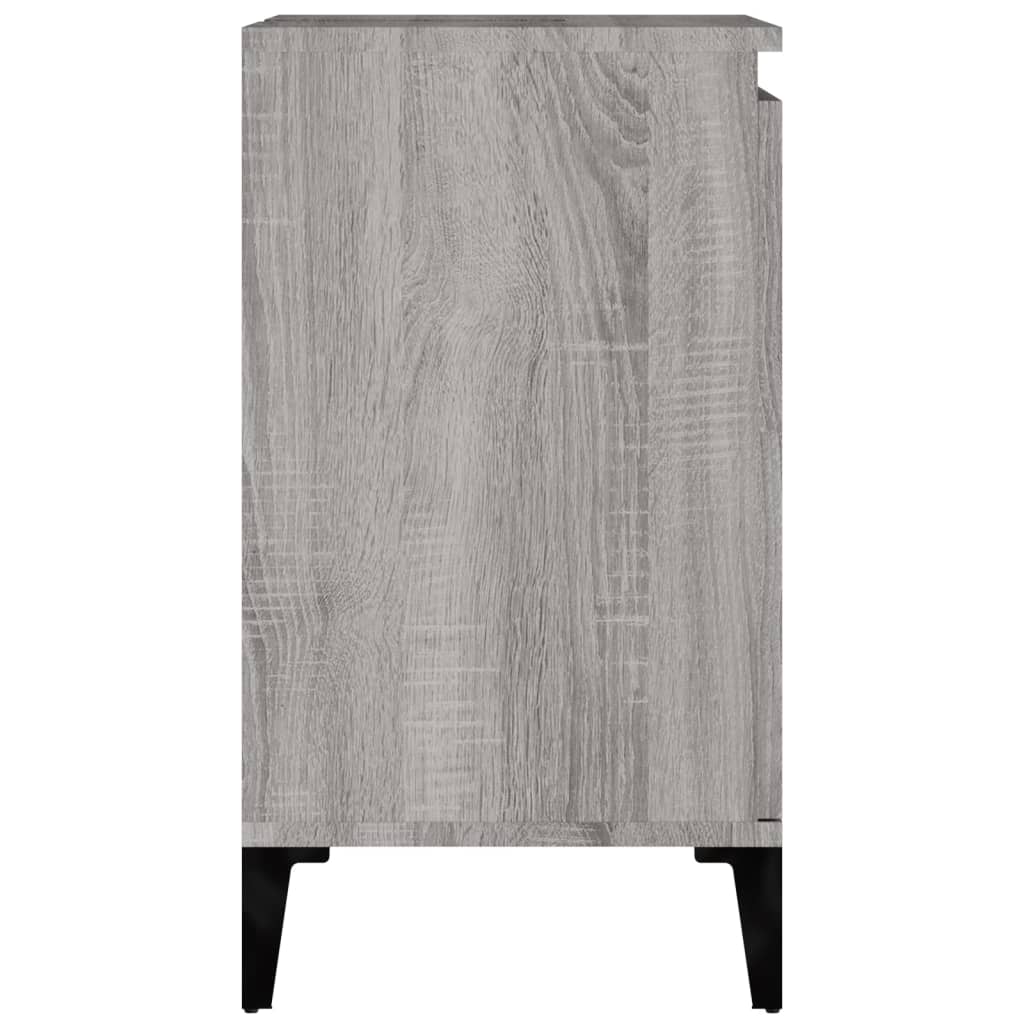 Washbasin Cabinet Grey Sonoma 58x33x60 cm Wood Material