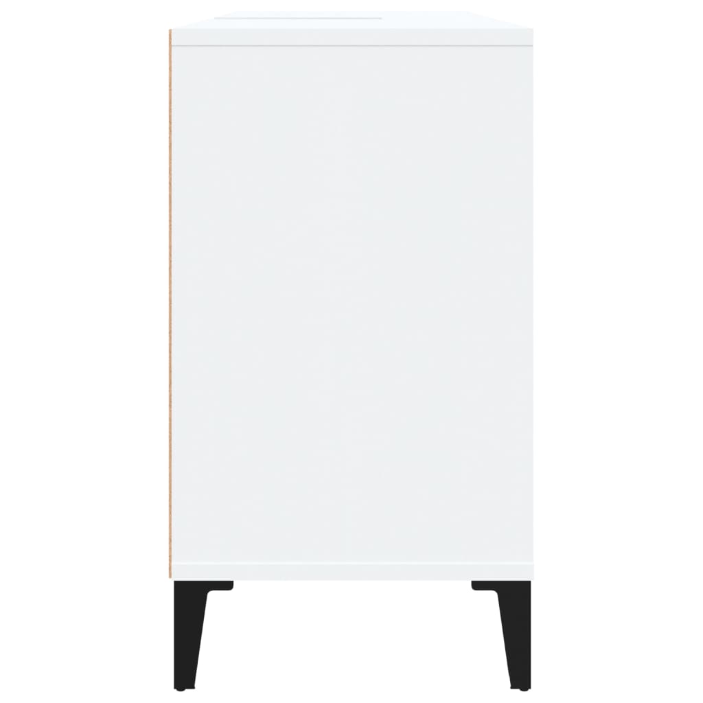 Washbasin Cabinet White 80x33x60 cm Wood Material