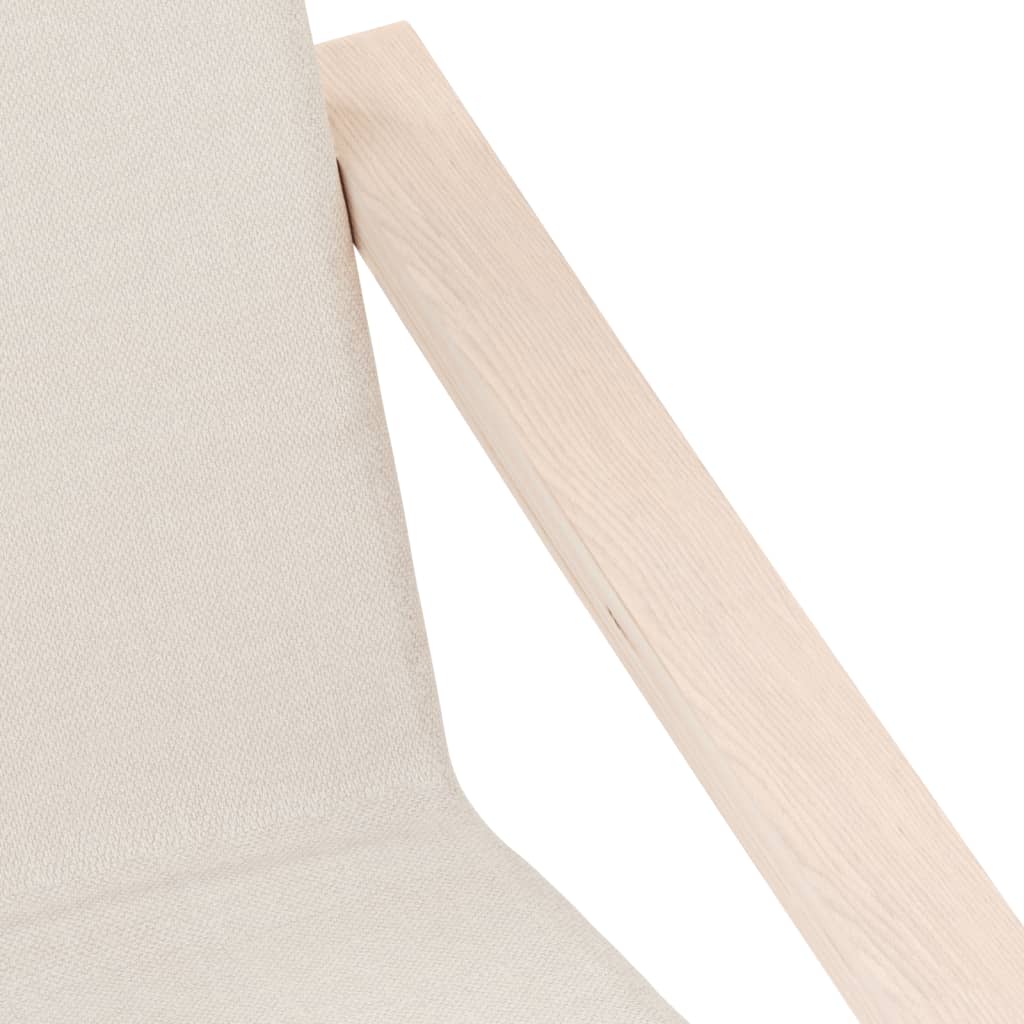Fauteuil de relaxation tissu crème