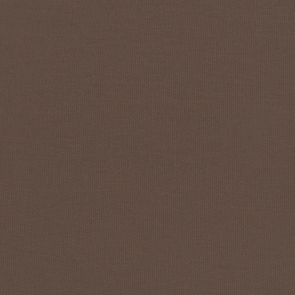 Fauteuil de relaxation tissu marron foncé