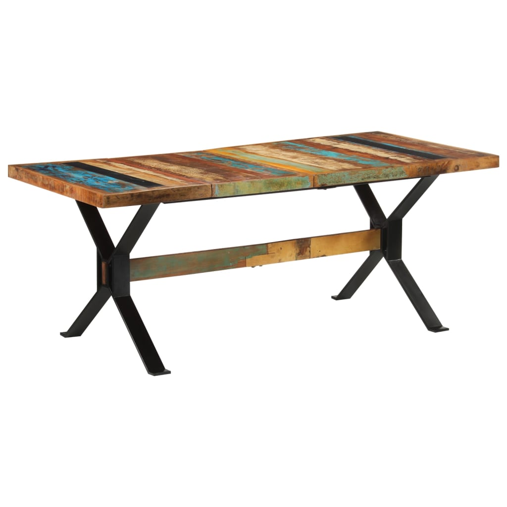 Esstisch 180x90x73 cm Massives Altholz