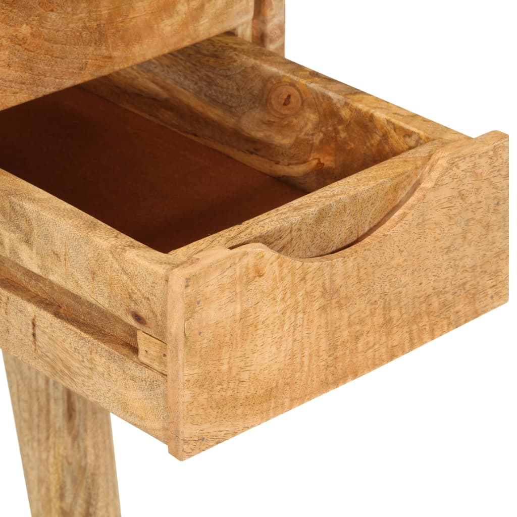 Desk with drawers 110x47x76 cm solid mango wood