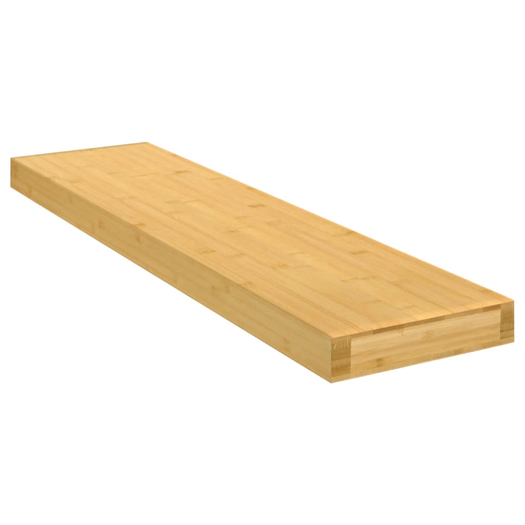 Wall shelf 80x20x4 cm bamboo