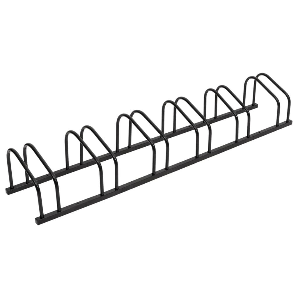Support à vélo pour 6 vélos, acier noir