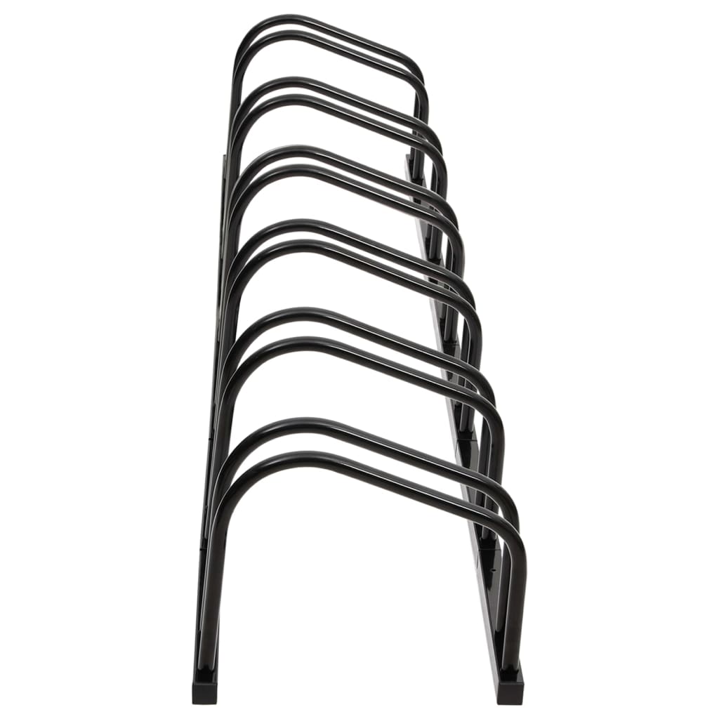 Support à vélo pour 6 vélos, acier noir