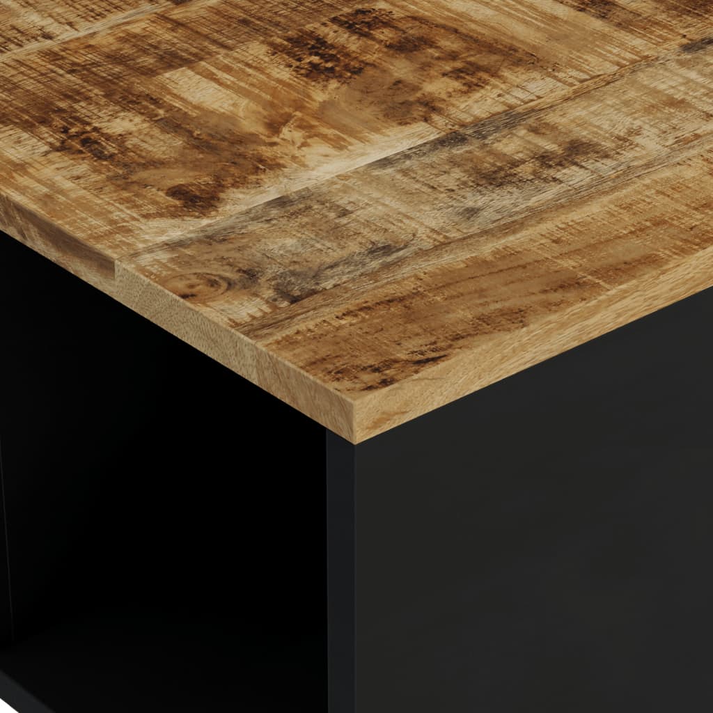 Table basse 60x50x35 cm en bois de manguier massif