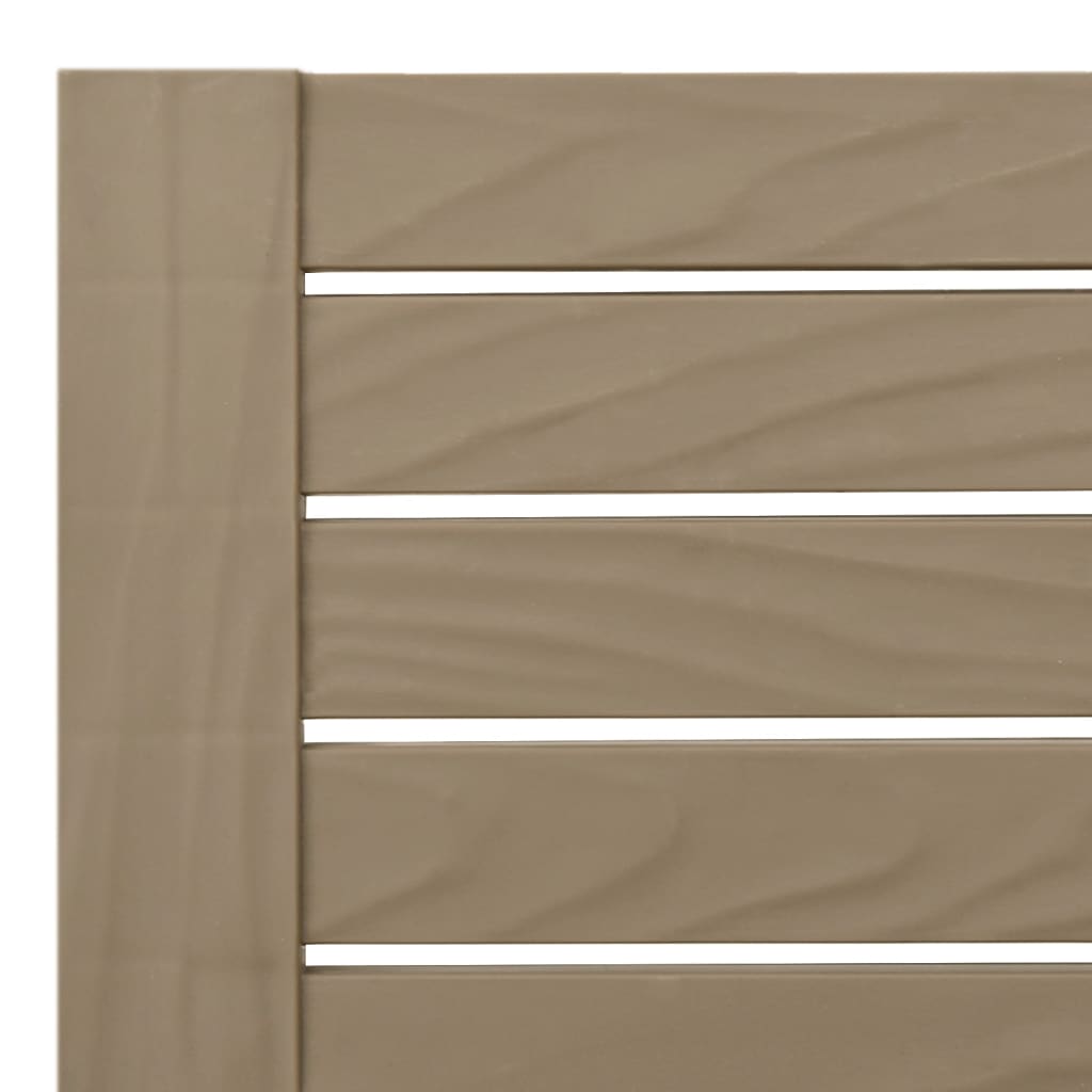 Sonnenliegen 2 Stk. Hellbraun 155x58x83 cm Polypropylen