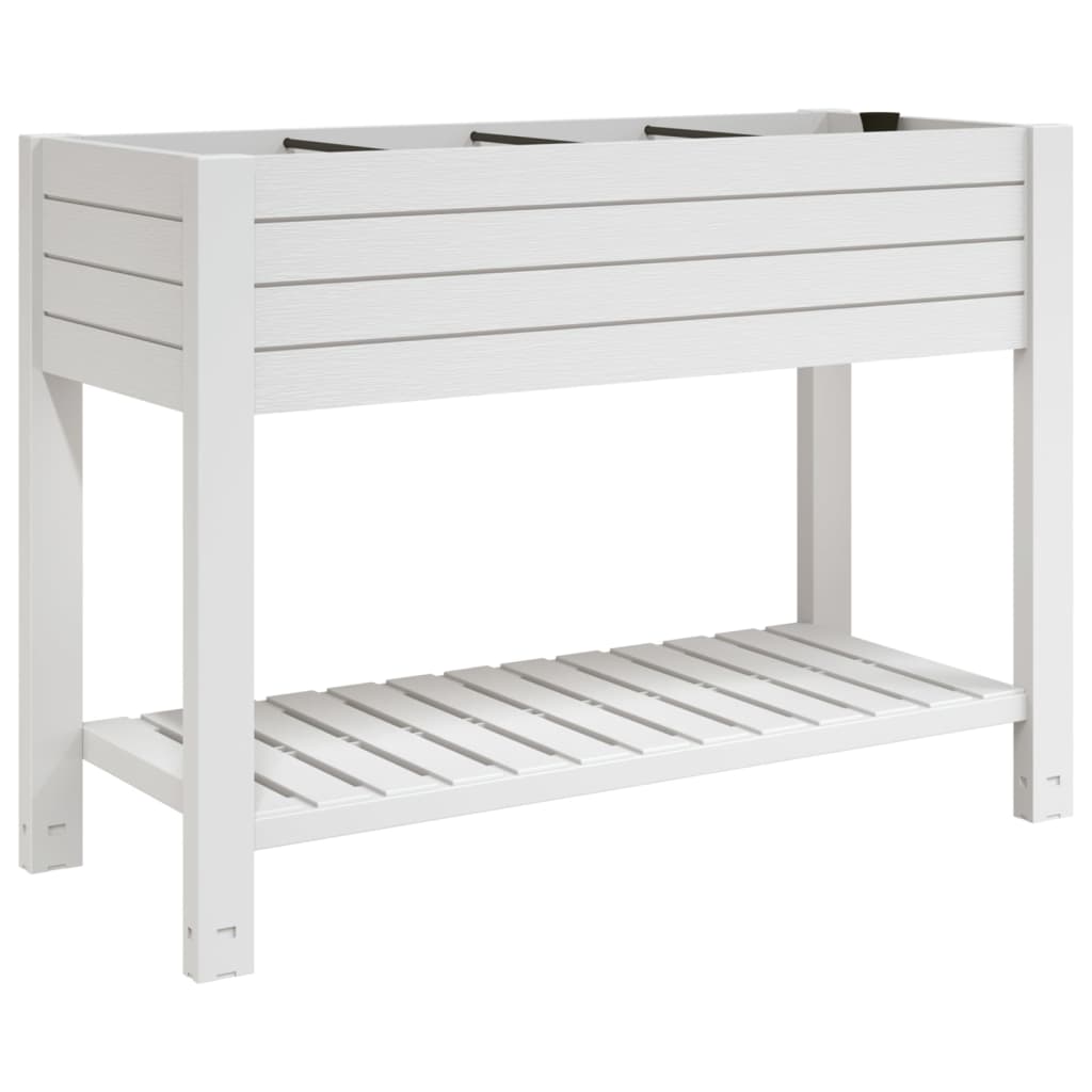 Raised Bed White 110x45x79 cm Polypropylene