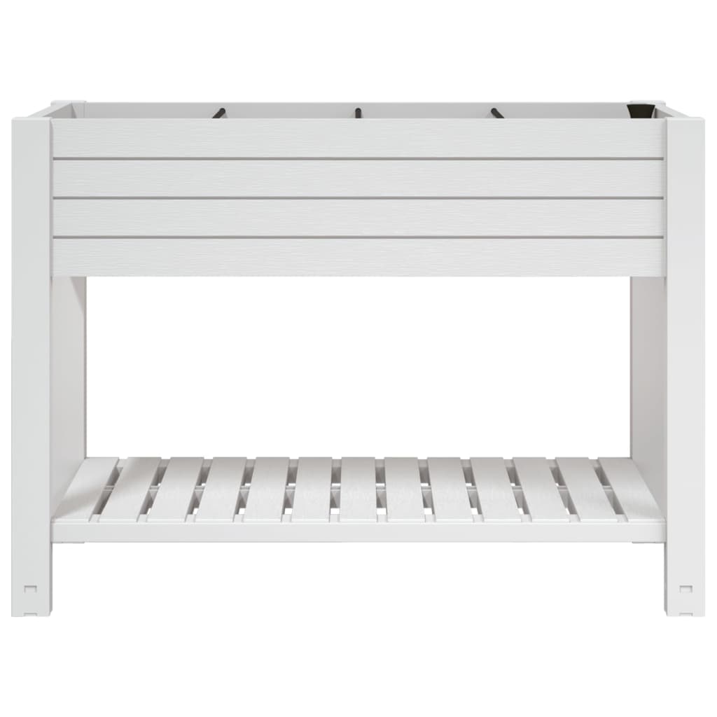 Raised Bed White 110x45x79 cm Polypropylene
