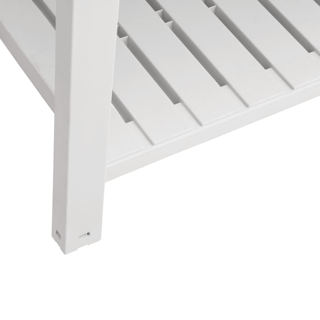 Raised Bed White 110x45x79 cm Polypropylene