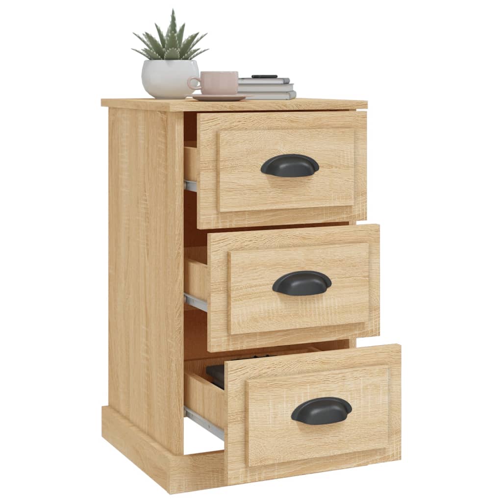 Table de chevet en chêne Sonoma 39x39x67 cm matériau bois