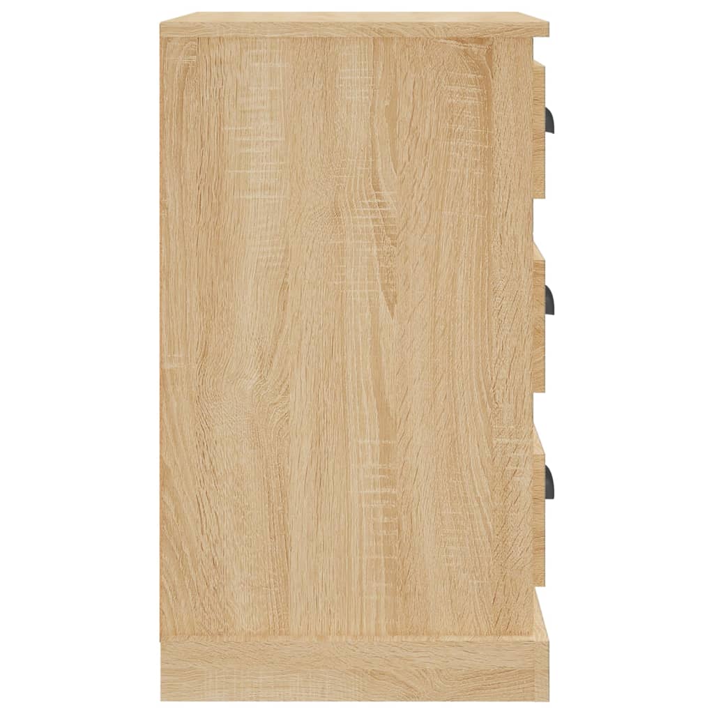 Table de chevet en chêne Sonoma 39x39x67 cm matériau bois