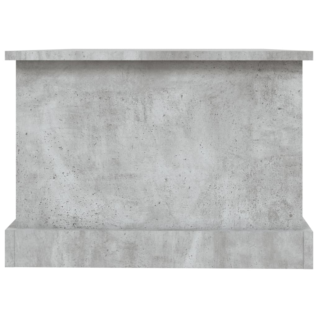 Table basse en béton gris 90x50x35 cm en bois