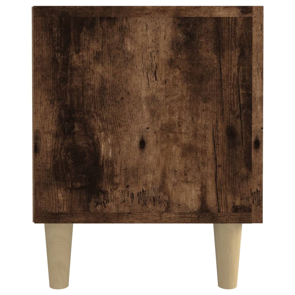 Meuble TV chêne fumé 180x31,5x40 cm matériau bois