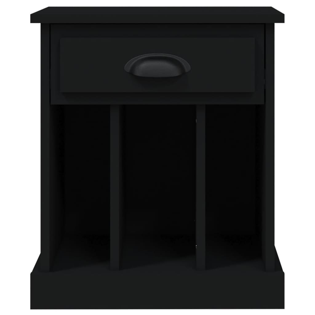 Tables de chevet 2 pièces Noir 43x36x50 cm