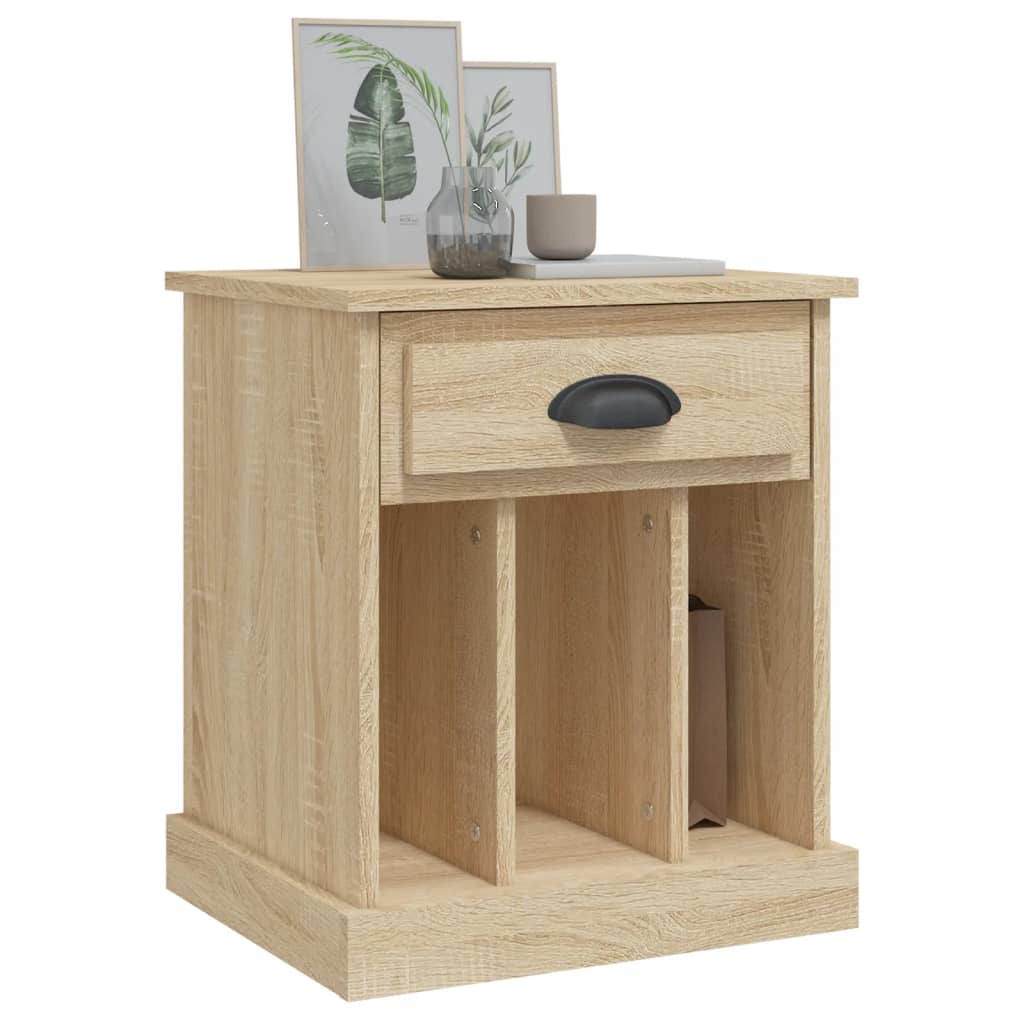 Tables de chevet 2 pcs. Chêne Sonoma 43x36x50 cm
