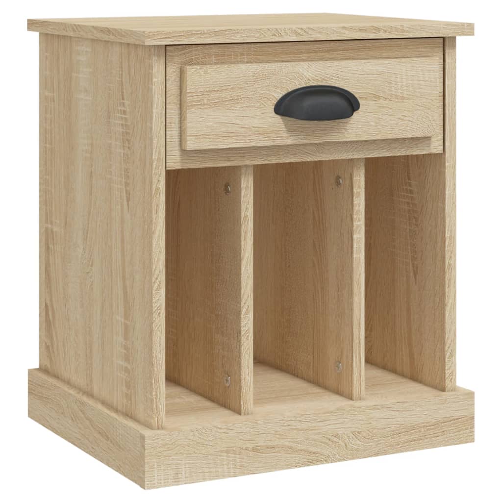 Tables de chevet 2 pcs. Chêne Sonoma 43x36x50 cm