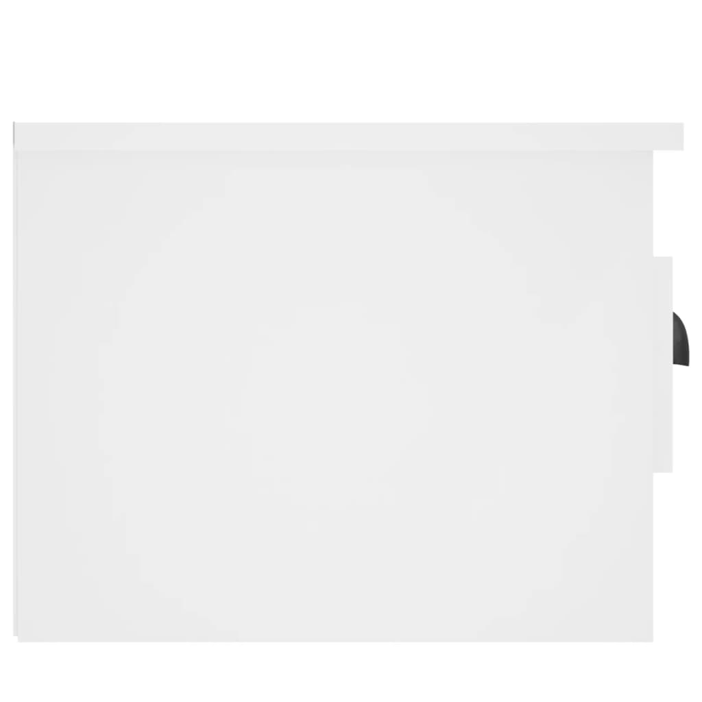 Wall Bedside Tables 2 pcs. White 41.5x36x28 cm